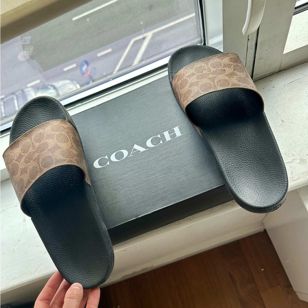 Coach Men’s 12 Slide Sandals